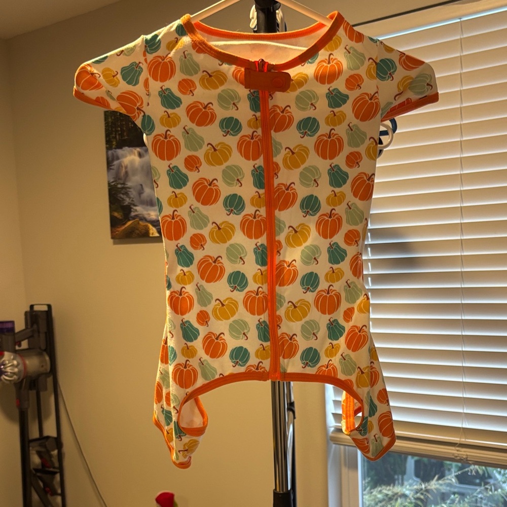 Pumpkin Print dog pjs NWOT